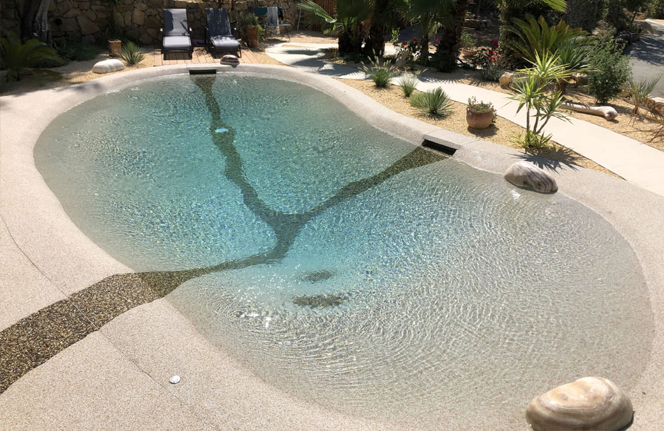 Imagen de piscina de arena